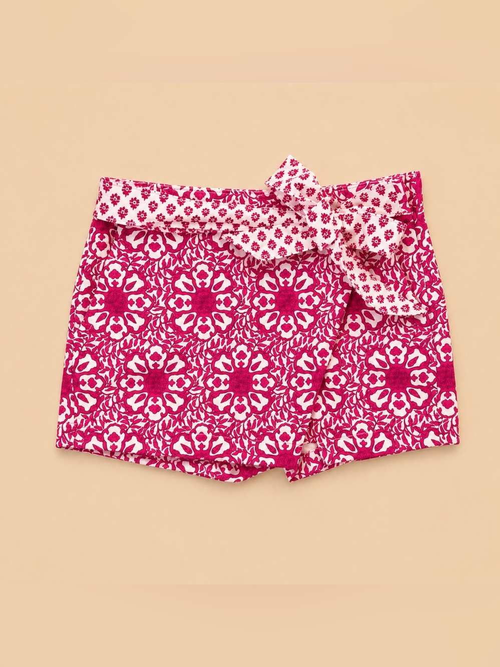 Vineyard Vines Pink and White Floral Skort